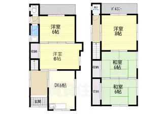 奈良県大和高田市大字池田【一戸建】の間取り