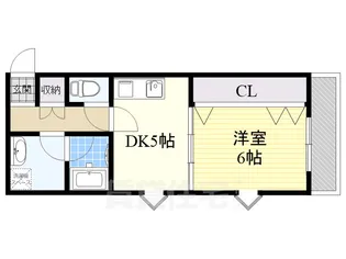 シャノアール【104号室】の間取り