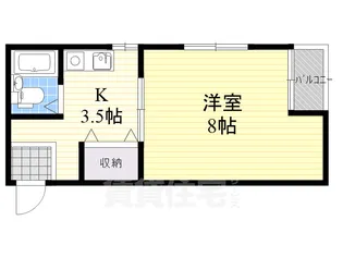 ハーティハイツ【2階】の間取り
