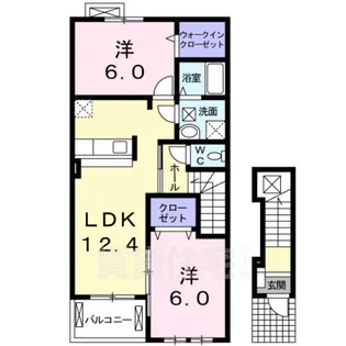 カーサフェリーチェ【2階】の間取り