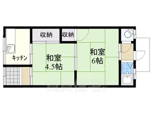 清楽荘【1階】の間取り