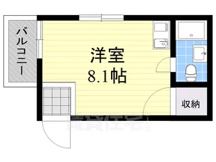 シャルム今市【4階】の間取り