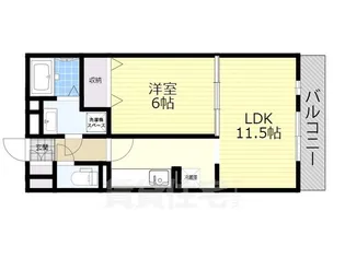 クレセント【2階】の間取り