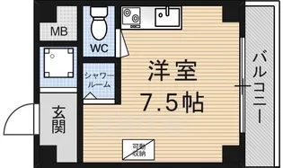 エスポワール里西【4階】の間取り