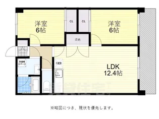 レージュ徳重【1階】の間取り