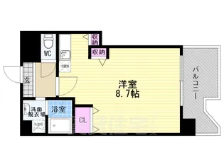 ビレイユ眞英DEUX(デュ)【2階】の間取り