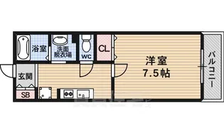 エミネンス西京極【1階】の間取り