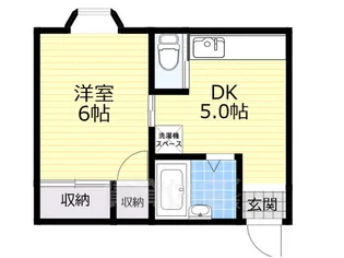 ニシムラハイツ【3階】の間取り