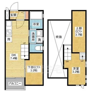 ヴィラ・フェリシアス大曽根【3階】の間取り
