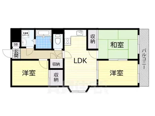 ドムール芝高【3階】の間取り
