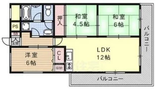 リバーヒルズ【2階】の間取り