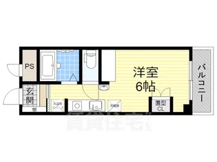 ロードアップ牧野【3階】の間取り