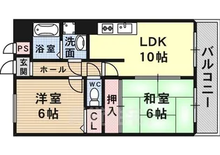 ヴィラシャトー【5階】の間取り