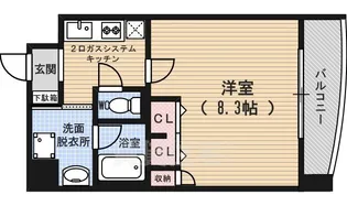 Sumika六角高倉【6階】の間取り