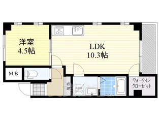 ALEXIA【2階】の間取り