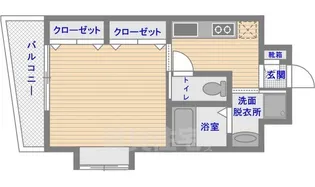 コスモス御笠川【4階】の間取り