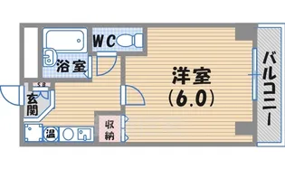 MOMO仁川【3階】の間取り