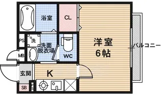 アーク舟岡【1階】の間取り