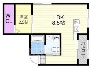 大阪府大阪市淀川区塚本2丁目【マンション】の間取り