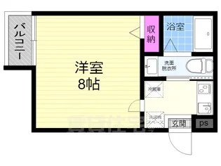 シュミート西洞院【3階】の間取り