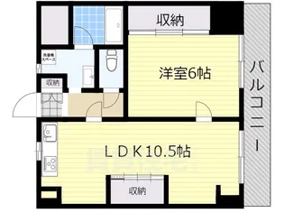 リヴァク栗東【3階】の間取り