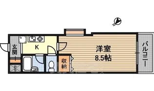 ブランドールサム【3階】の間取り