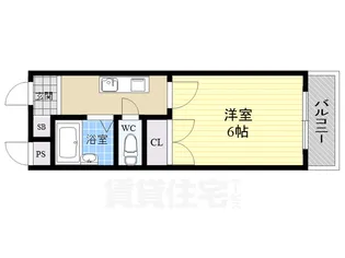 シルクハイツ【2階】の間取り