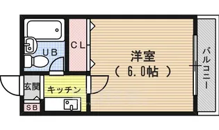 シティーコーポ円町【2階】の間取り