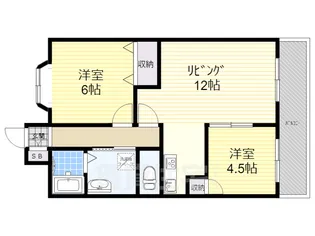 マンションエルミナール【2階】の間取り