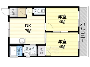 カナデュエル・サチ【2階】の間取り