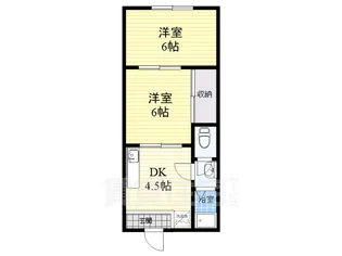 メビウス十三レジデンス【3階】の間取り