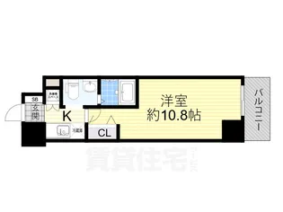 大阪府堺市堺区北花田口町2丁【マンション】の間取り
