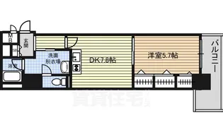 RIDGE大曾根(旧ルクレ大曾根)【12階】の間取り