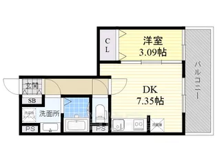 メゾン・ド・レーヴK【1階】の間取り