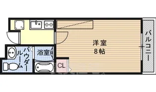 フラッティケイ【3階】の間取り