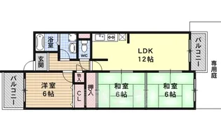 「ヴェルデ三番館」【3階】の間取り