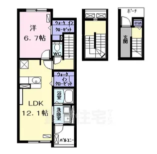 フレシール【3階】の間取り