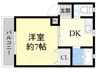 ヴィアーレ古市【3階】の間取り