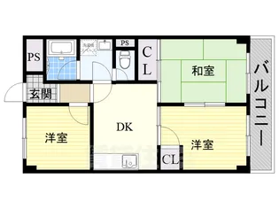 ビューティハイム中之島【2階】の間取り