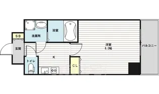 ASTIA西中島Ⅱ【8階】の間取り