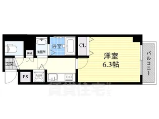 インザグレイス塚本ソレイユ【4階】の間取り