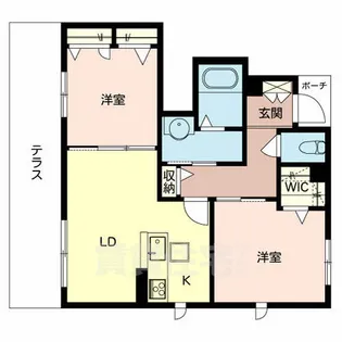 大阪府和泉市寺門町1丁目【アパート】の間取り