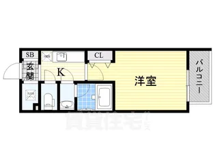 ブランシエスタ東別院【7階】の間取り