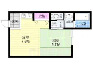 グランドジャパニング五条【2階】の間取り