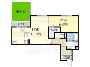 大阪府豊中市桜の町3丁目【アパート】の間取り