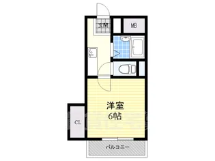 ラフォーレ中之町【506号室】の間取り