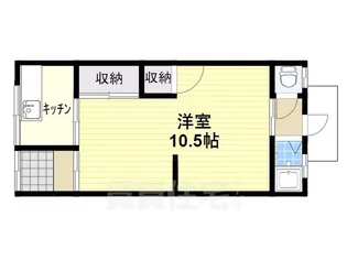 清楽荘【1階】の間取り