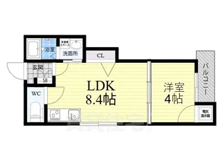 DOAHN 長瀬【2階】の間取り
