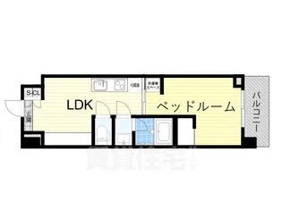 Re-be東三国【4階】の間取り