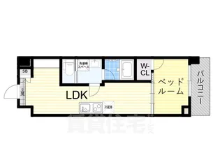 Re-be東三国【8階】の間取り